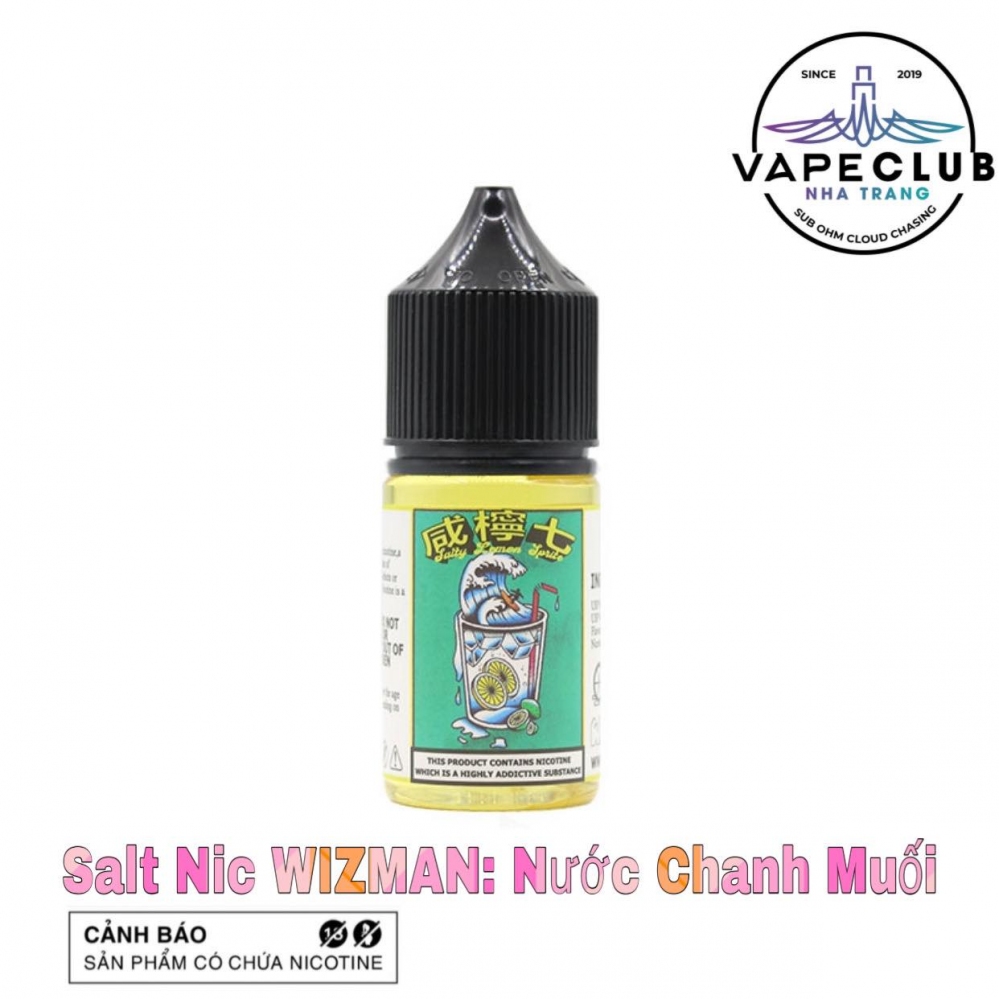 Juice Salt Nic Wizman Nước Chanh Muối