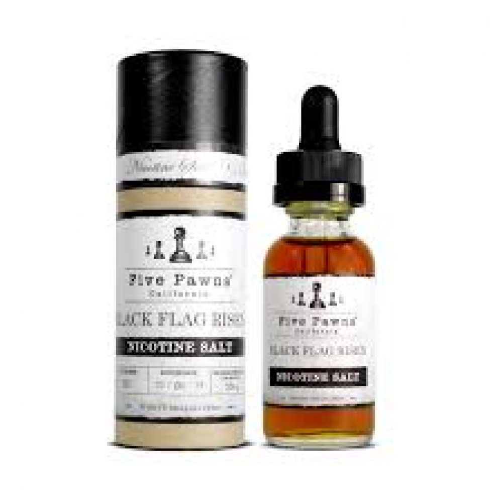 Five Pawns black flag risen