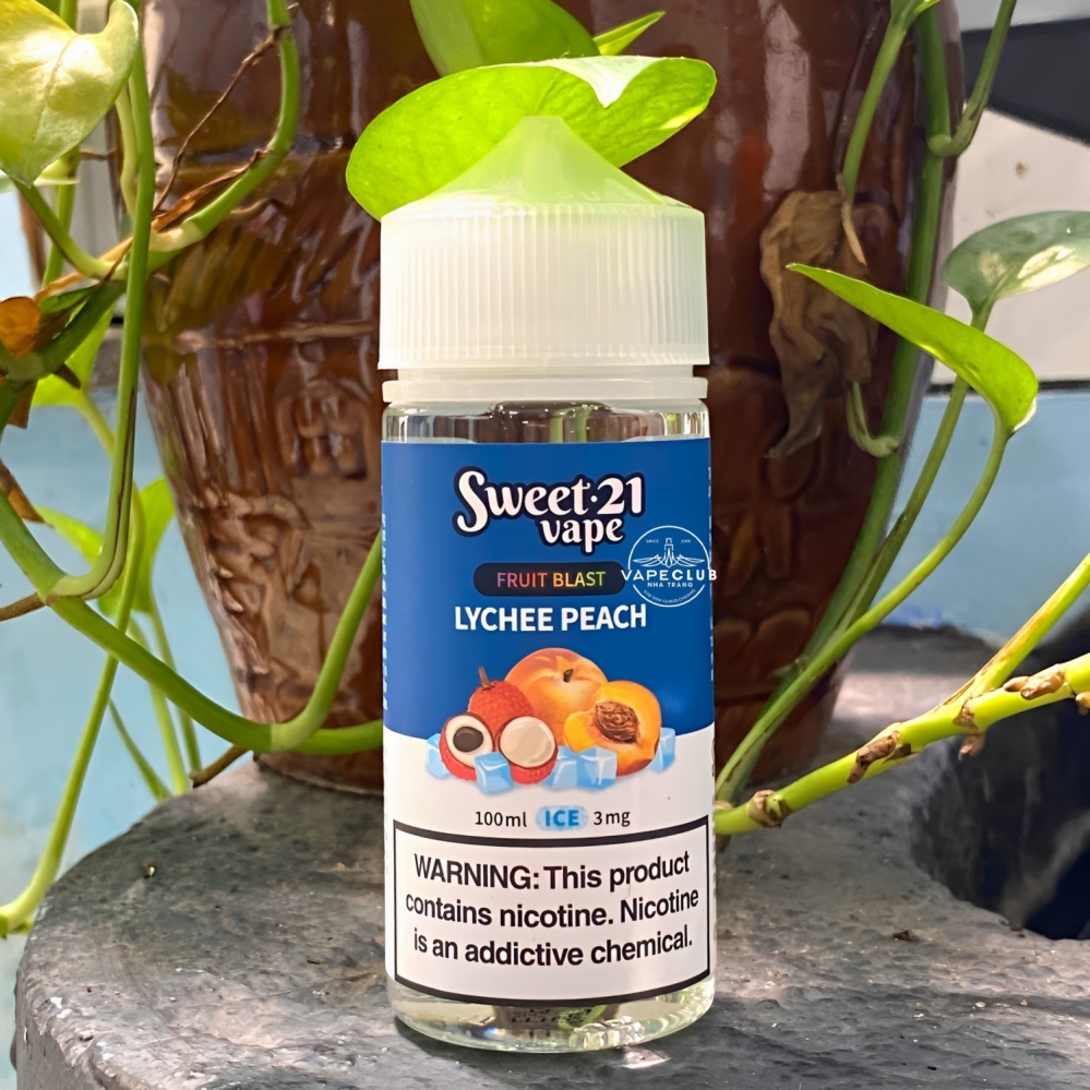 Sweet 21 Vape - Lychee Peach