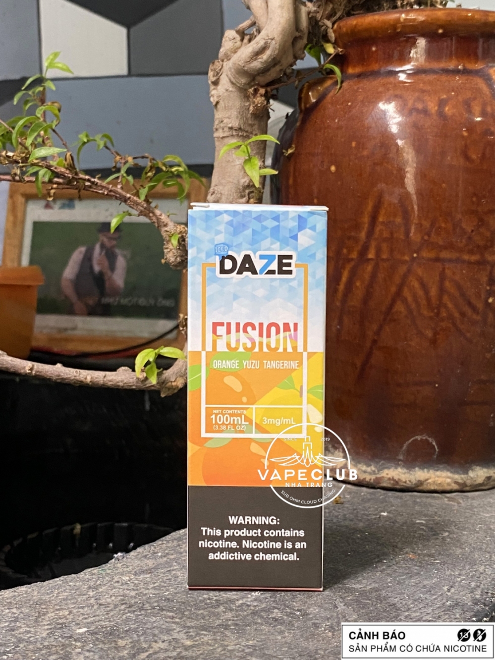 Daze Salt Series - Orange Yuzu Tangerine - 30mg (Cam Chanh Quýt)