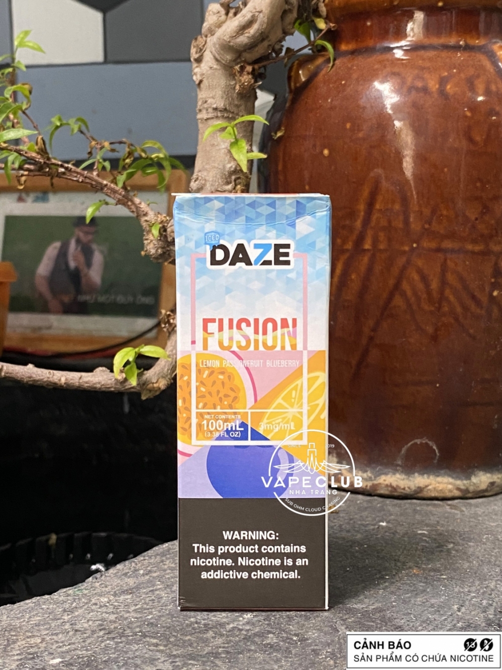 Daze Salt Series - Lemon Pasionfruit Blueberry - 30mg (Chanh Dây Việt Quất)