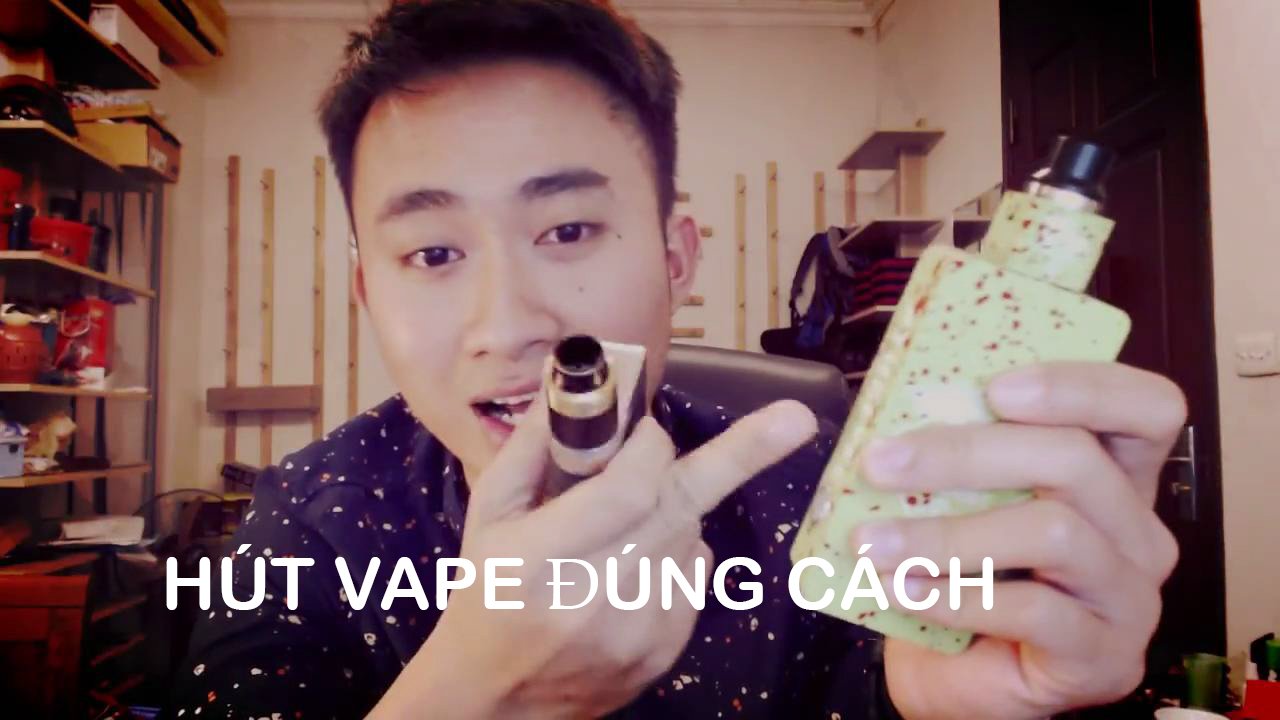 Hướng dẫn Hút Vape đúng cách tạo nhiều khói và an toàn dành cho người mới